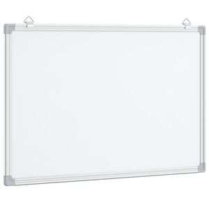 vidaXL Magnetic Whiteboard 40x30x1,7 cm Aluminium
