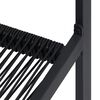 vidaXL Garden Chairs 4 pcs PVC Rattan Black