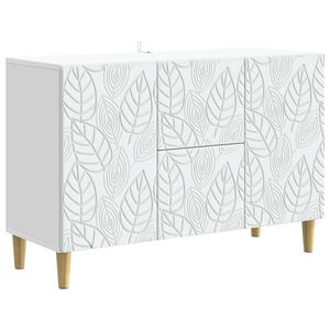 vidaXL Sideboard White 89 x 34.5 x 60 cm Engineered Wood