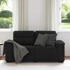 vidaXL 2-Seater Sofa&nbsp;Black 160x81x84 cm Fabric