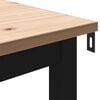 vidaXL Dining Table Natural 150 x 90 x 75 cm Solid Pine Wood