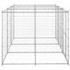 vidaXL Outdoor Dog Kennel Galvanised Steel 7.26 m&sup2;
