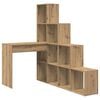 vidaXL Corner Desk Artisan Oak Engineered Wood