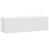 vidaXL Wall-Mounted TV Cabinet White 98 x 31 x 30 cm Engineered Wood