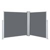 vidaXL Retractable Side Awning Anthracite 100x600 cm