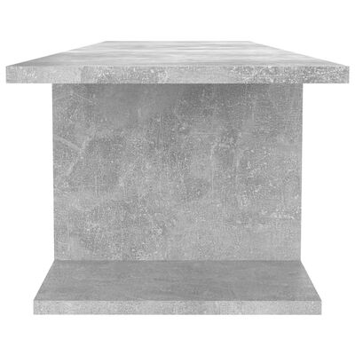 vidaXL Wall Mounted TV Cabinet Concrete Grey 103x30x26.5 cm
