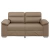 vidaXL 2-Seater Sofa&nbsp;Cappuccino 160x81x84 cm Faux Leather