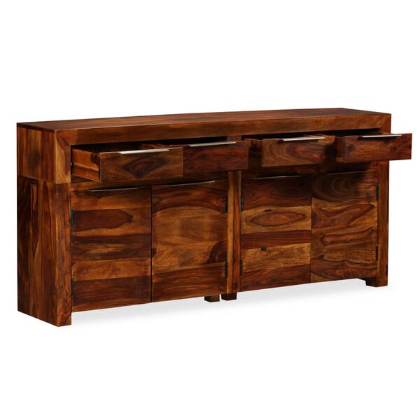 vidaXL Sideboard Solid Acacia Wood 160x35x75 cm