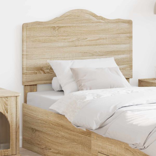 vidaXL Headboard Sonoma Oak 100 cm Engineered wood