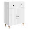 vidaXL Sideboard White 66 x 34.5 x 90 cm Engineered Wood