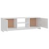 vidaXL TV Cabinet High Gloss White 120x30x37.5 cm Engineered Wood