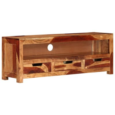 vidaXL TV Cabinet 110x30x40 cm Solid Wood Acacia