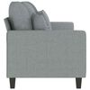 vidaXL 3-Seater Sofa Light Grey 180 cm Fabric