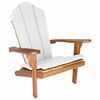 vidaXL Garden Adirondack Chair Natural Solid Teak Wood
