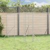 vidaXL Outdoor Dog Kennel Silver 8x8x2 m Galvanised Steel