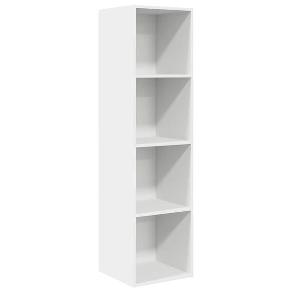 vidaXL Wall-mounted TV Cabinet White 37x37x142.5 cm Engineered Wood