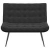 vidaXL Bench Black 110x74x84 cm Velvet