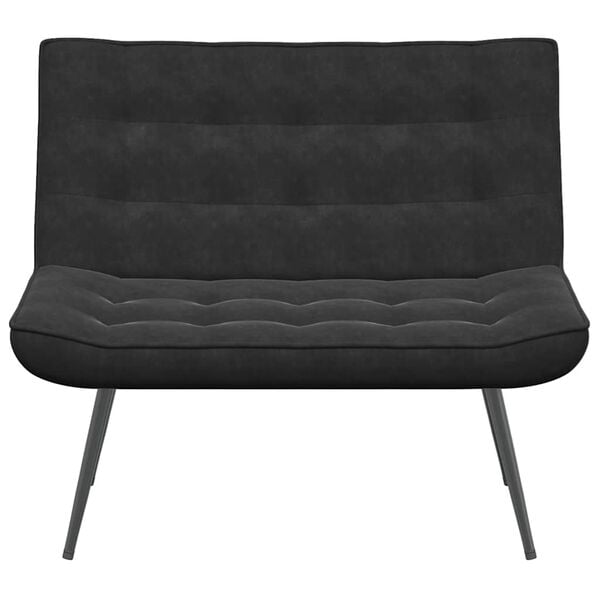 vidaXL Bench Black 110x74x84 cm Velvet