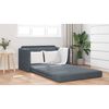 vidaXL Sofa Bed 110cm Dark Grey Velvet