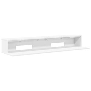 vidaXL Studio Desk White 152 x 36 x 19.5 cm Engineered Wood