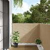 vidaXL Balcony Screen Beige 120x400 cm Oxford Fabric