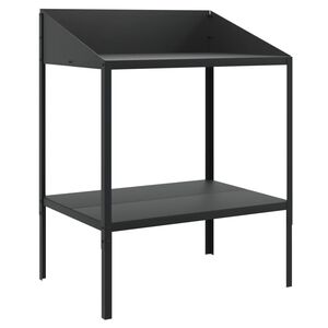 vidaXL Plant Stand Anthracite 75.5x54.5x100 cm Galvanised Steel