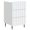 vidaXL Bedside Cabinet White 43x 41 x 68 cm Engineered Wood