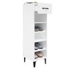 vidaXL Shoe Cabinet White 30x35x105 cm Engineered Wood