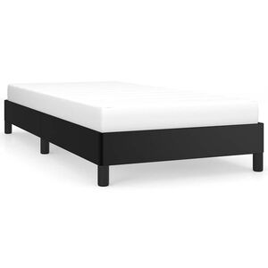 vidaXL Bed Frame without Mattress Black King Single Faux Leather