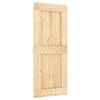 vidaXL Door NARVIK Natural 85 x 210 cm Solid Pine Wood