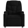 vidaXL Electric Recliner Chair Black Fabric