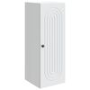 vidaXL Wall-Mounted Cabinet White 33 x 34.5 x 90 cm Engineered Wood