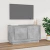 vidaXL TV Cabinet Concrete Grey 80x35x45 cm Engineered Wood