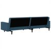 vidaXL 2-Seater Sofa Bed Blue Velvet