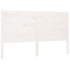 vidaXL Headboard White 186x4x100 cm Solid Wood Pine