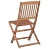 vidaXL Folding Garden Chairs 6 pcs with Cushions Solid Acacia Wood
