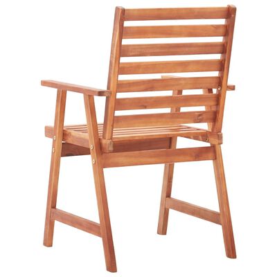 vidaXL Outdoor Dining Chairs 8 pcs Solid Acacia Wood