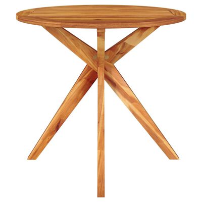 vidaXL Garden Table 85x85x75 cm Solid Wood Acacia