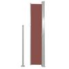 vidaXL Retractable Side Awning 140 x 300 cm Brown