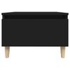 vidaXL Side Table Black 50x46x35 cm Engineered Wood