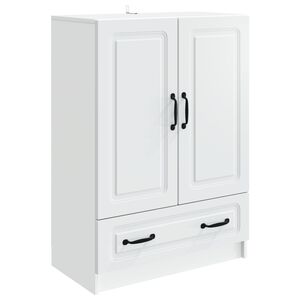 vidaXL Sideboard White 66 x 34.5 x 92 cm Engineered Wood