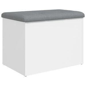 vidaXL Storage Bench White 62x42x45 cm Engineered Wood