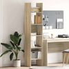 vidaXL Book Cabinet Sonoma Oak 40x35x180 cm Engineered Wood