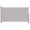 vidaXL Patio Retractable Side Awning 140 x 300 cm Grey
