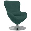 vidaXL Egg Chair Dark Green 63 x 73 x 90 cm Velvet