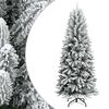 vidaXL Christmas trees Warm White PVC and Plastic and Steel and PE