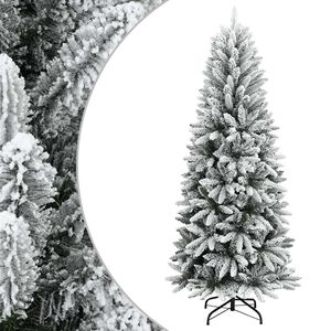 vidaXL Christmas trees Warm White PVC and Plastic and Steel and PE