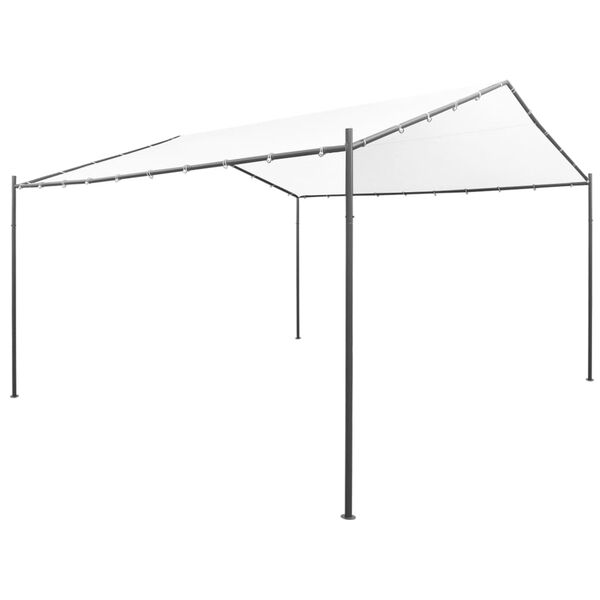 vidaXL Garden Gazebo 400x400x260 cm White 180 g/m²