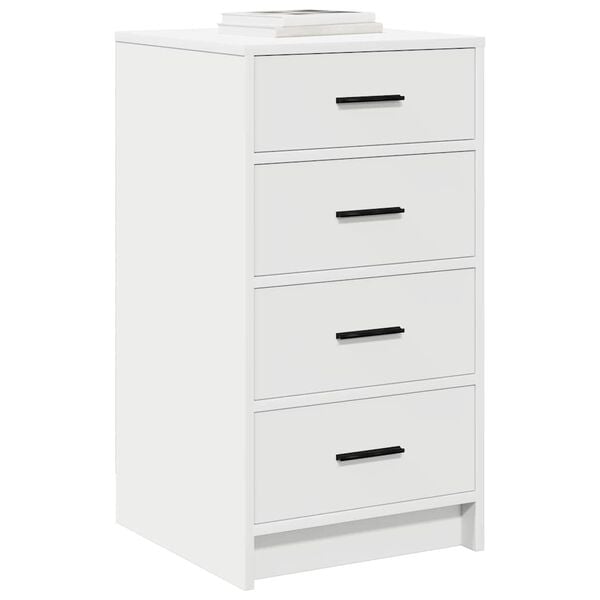 vidaXL Sideboard with Drawer White 40 x 41 x 75 cm Engineered wood