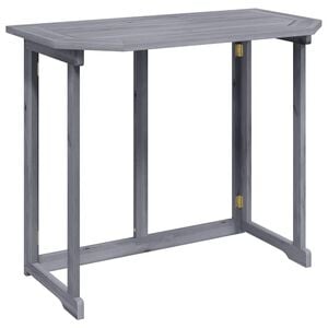 vidaXL Folding Balcony Table 90x50x74 cm Solid Acacia Wood